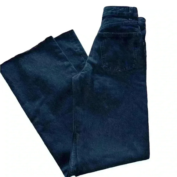 Zara Women’s Wide Leg Jeans New With Tags Size 2 Raw Hem Trendy High Rise - Picture 4 of 4